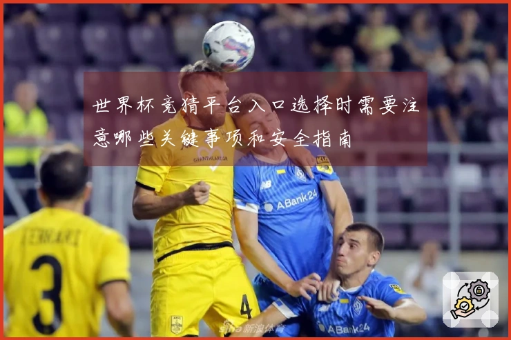 世界杯竞猜平台入口选择时需要注意哪些关键事项和安全指南